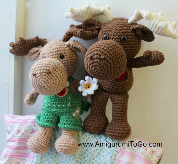 Adorable Crochet Moose Pattern