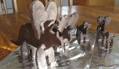 Triceratops Cookies