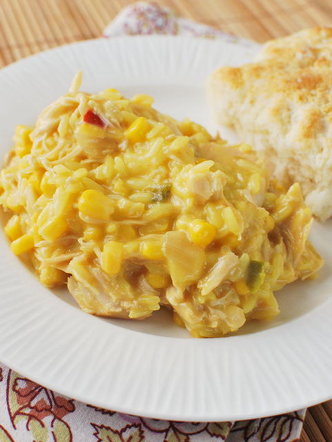 Cheesy Chicken and Rice