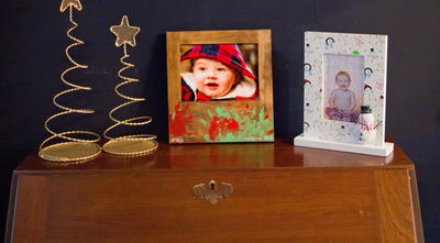 Baby Hand Print Picture Frame
