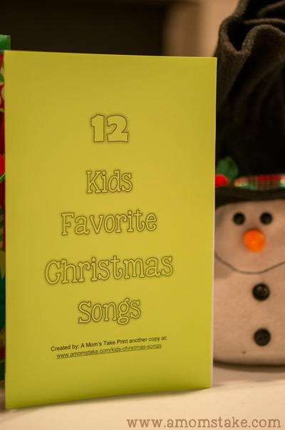 Printable Christmas Songbook for Kids