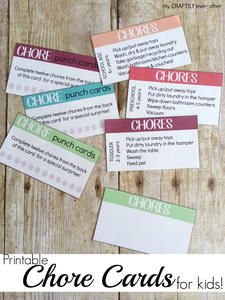 Printable Chore Punch Cards | FaveCrafts.com