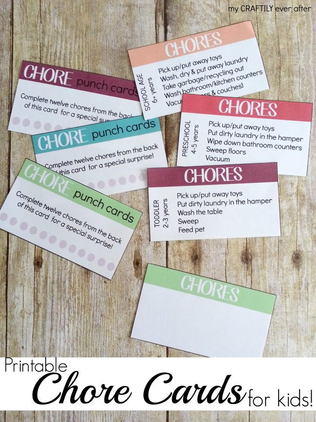 coloring printable materials Cards Chore Punch FaveCrafts.com Printable coloring printable materials Cards Chore Punch FaveCrafts.com Printable