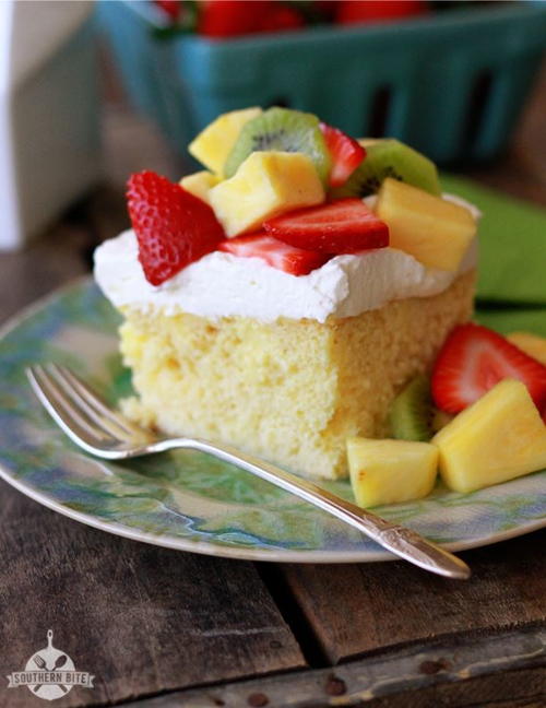 Tres Leches Poke Cake