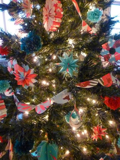 Paper DIY Christmas Tree Ornaments