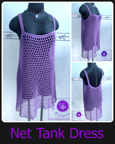 mesh dress pattern Backless Mesh Dress Crochet Pattern Abike Ade