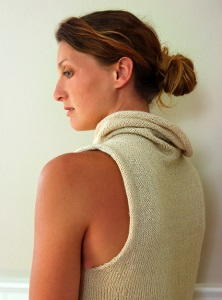 Sleeveless Cowl Sweater