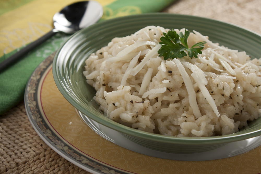 Cheesey Risoto Cheesy Easy Risotto | MrFood.com