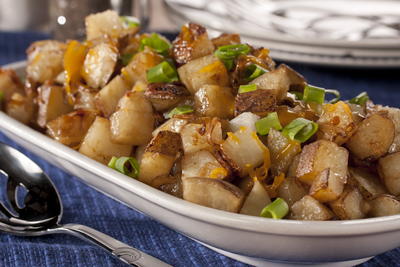 Cheesy Onion Potatoes