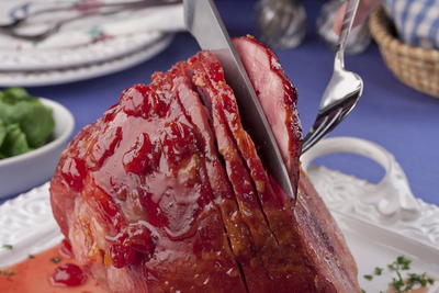 Cherry Citrus Glazed Ham