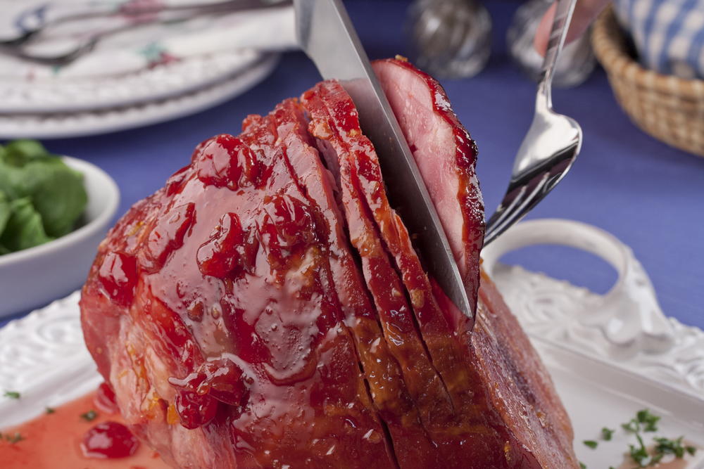 Cherry Citrus Glazed Ham MrFood.com Cherry Citrus Glazed Ham MrFood.com