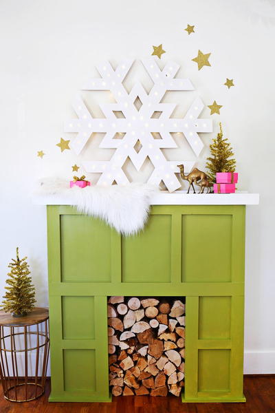 Light Up Snowflake DIY Decoration