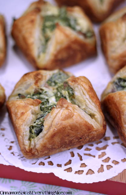 Spinach Cheese Puffs