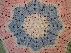 Shooting Star Baby Blanket Crochet Pattern Favecrafts Com