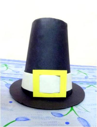 Construction Paper Pilgrim Hat Allfreeholidaycrafts Com