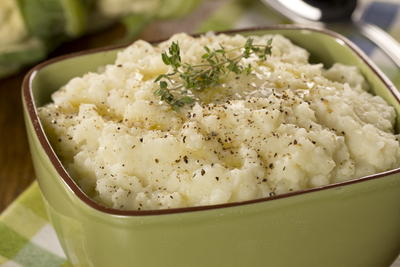 Mashed and Smashed Cauliflower