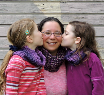 Mommy and Me Infinite Twilight Crochet Cowls