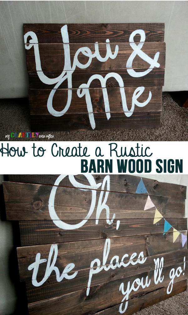 Diy Rustic Signs DIY Rustic Barn Wood Sign | FaveCrafts.com
