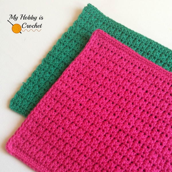 Easy Crochet Dishcloth