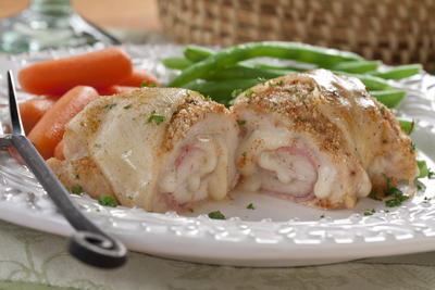 Chicken Cordon Bleu Pinwheels