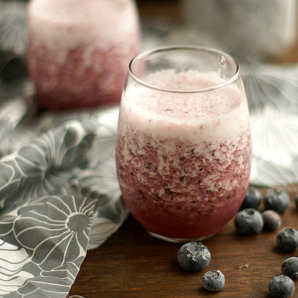 Blueberry Coconut Pineapple Blender