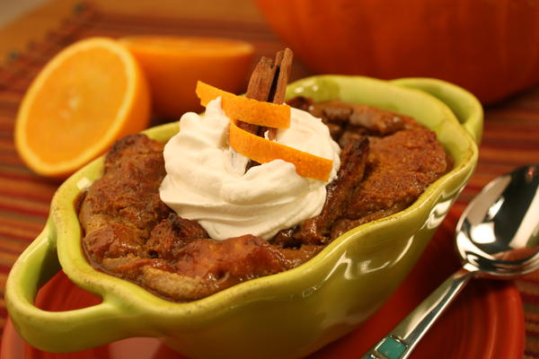 Pumpkin Bread Pudding