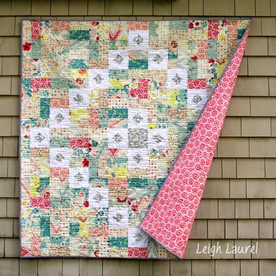 Squares and Rectangles Throw Quilt