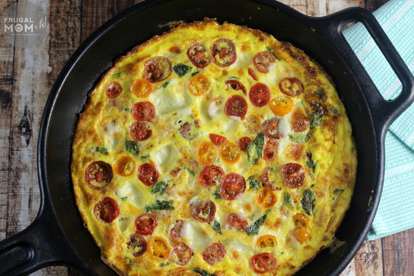 Caprese Frittata with Prosciutto