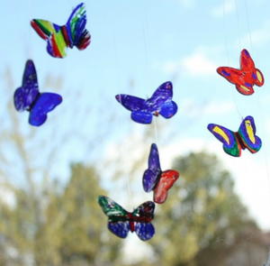 Unexpected Butterfly Suncatchers