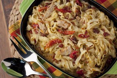 Chicken Fettuccine Casserole