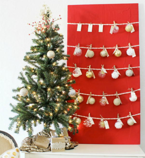 Ornament Christmas Tree Advent Calendar