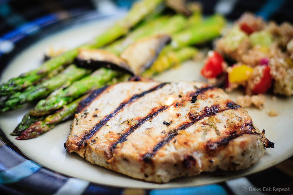 Honey Lime Grilled Pork Chops