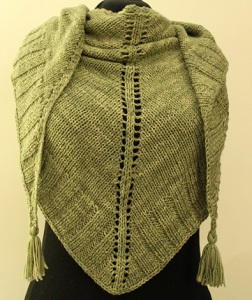 Glamorous Green Shawl