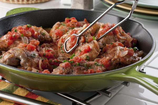 Chicken Thighs Cacciatore