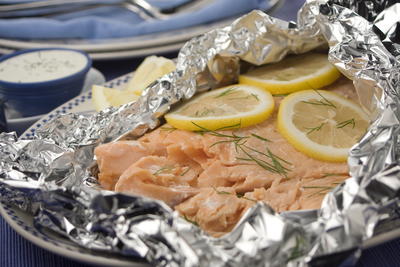 Chilled Poached Salmon