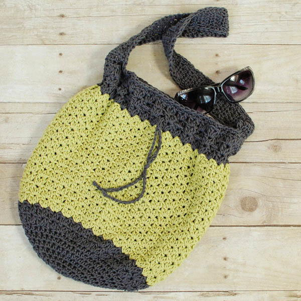 Summer Crochet Bucket Bag