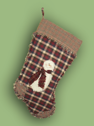 Ragged Homespun Christmas Stocking Patterns