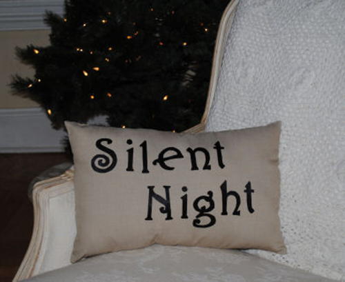 Simple and Elegant Christmas Pillow