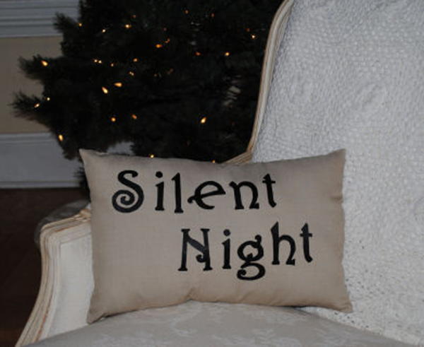 Simple and Elegant Christmas Pillow