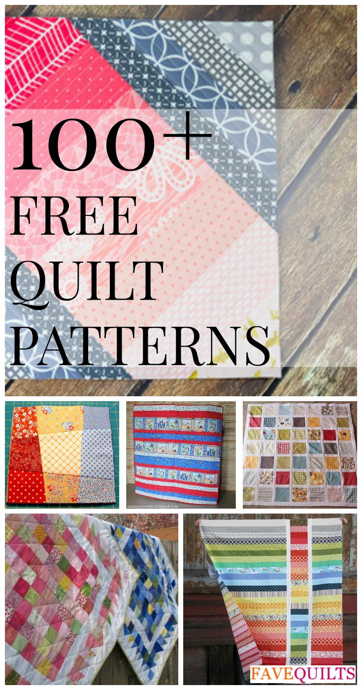 100+ Free Quilt Patterns For Your Home | FaveQuilts.com