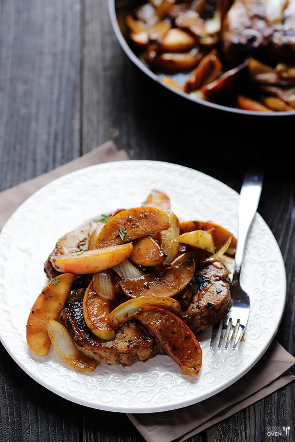 Apple Cinnamon Pork Chops