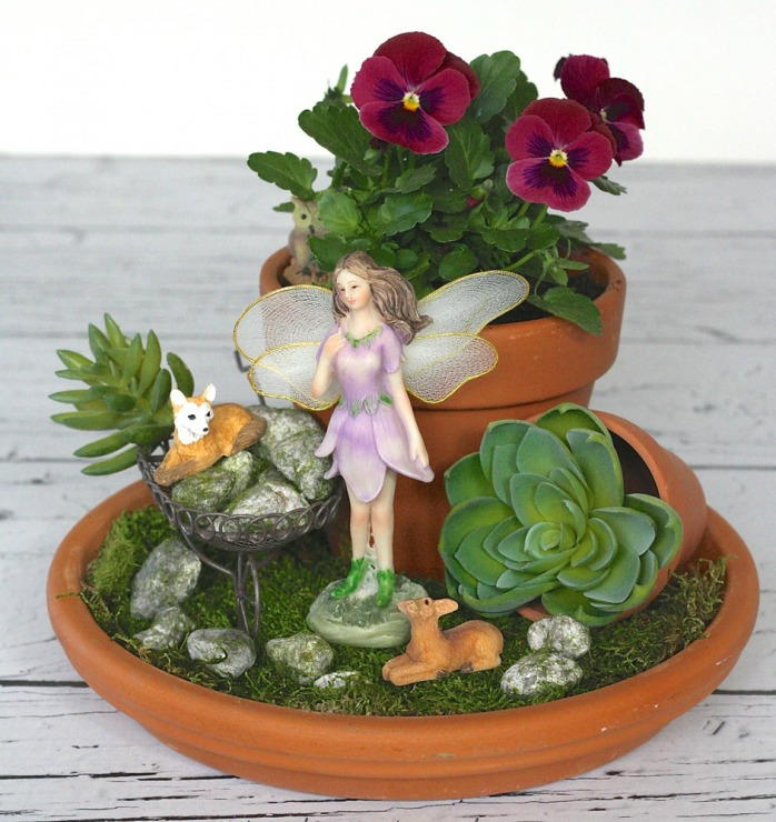 Fairy Diy Garden Decor Allfreeholidaycrafts Com