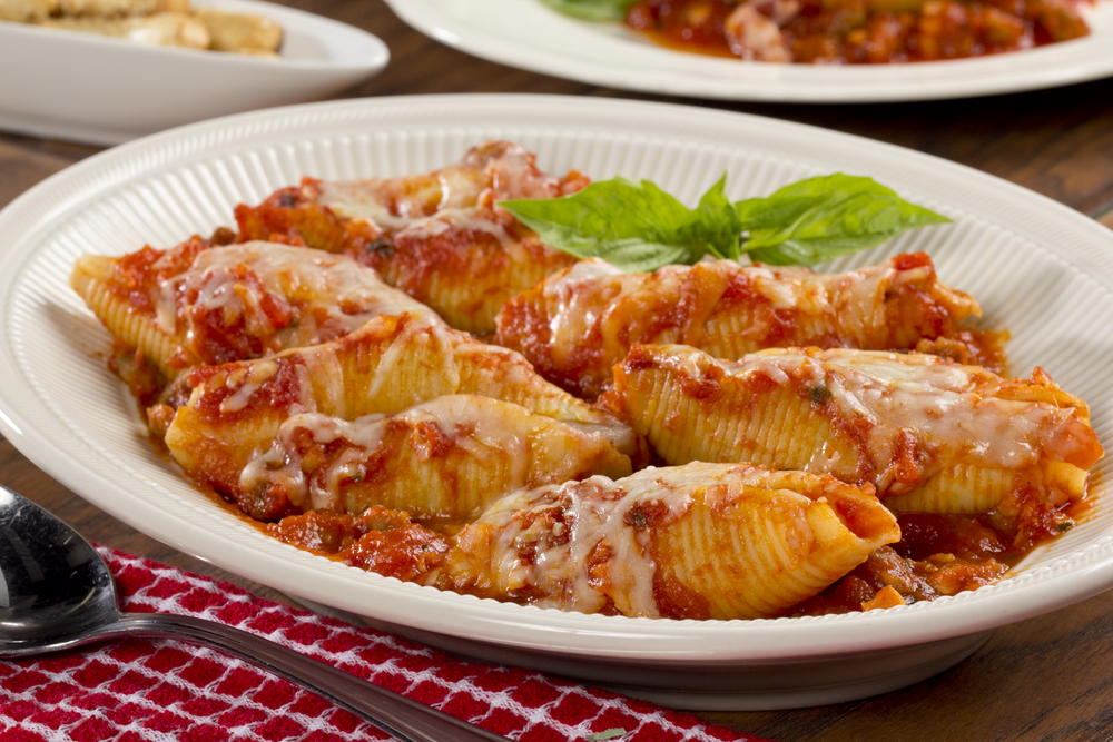 Cheesy Stuffed Shells | MrFood.com