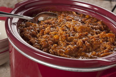 Slow Cooker Pork 'n' Beans