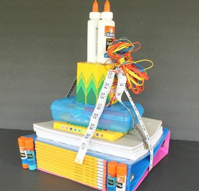 School Supplies Tower