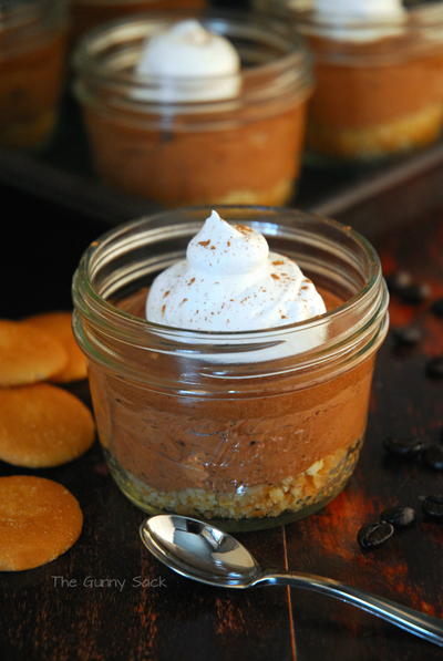 Chocolate Mocha Pie in a Jar