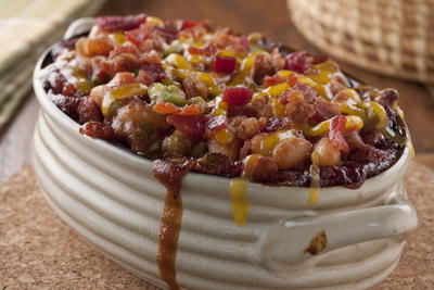 Smoky Barbecue Bean Bake