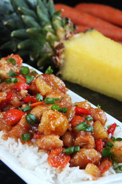 The Best Baked Sweet and Sour Chicken