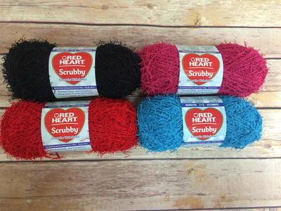 Red Heart Scrubby Yarn