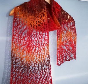 Magic Lace Knit Scarf